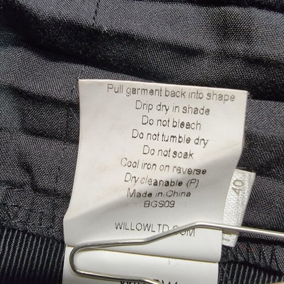 Harvey Nichols Black Willow Laser Cut Fringe Pleated Designer A Line Mini - Picture 16 of 16